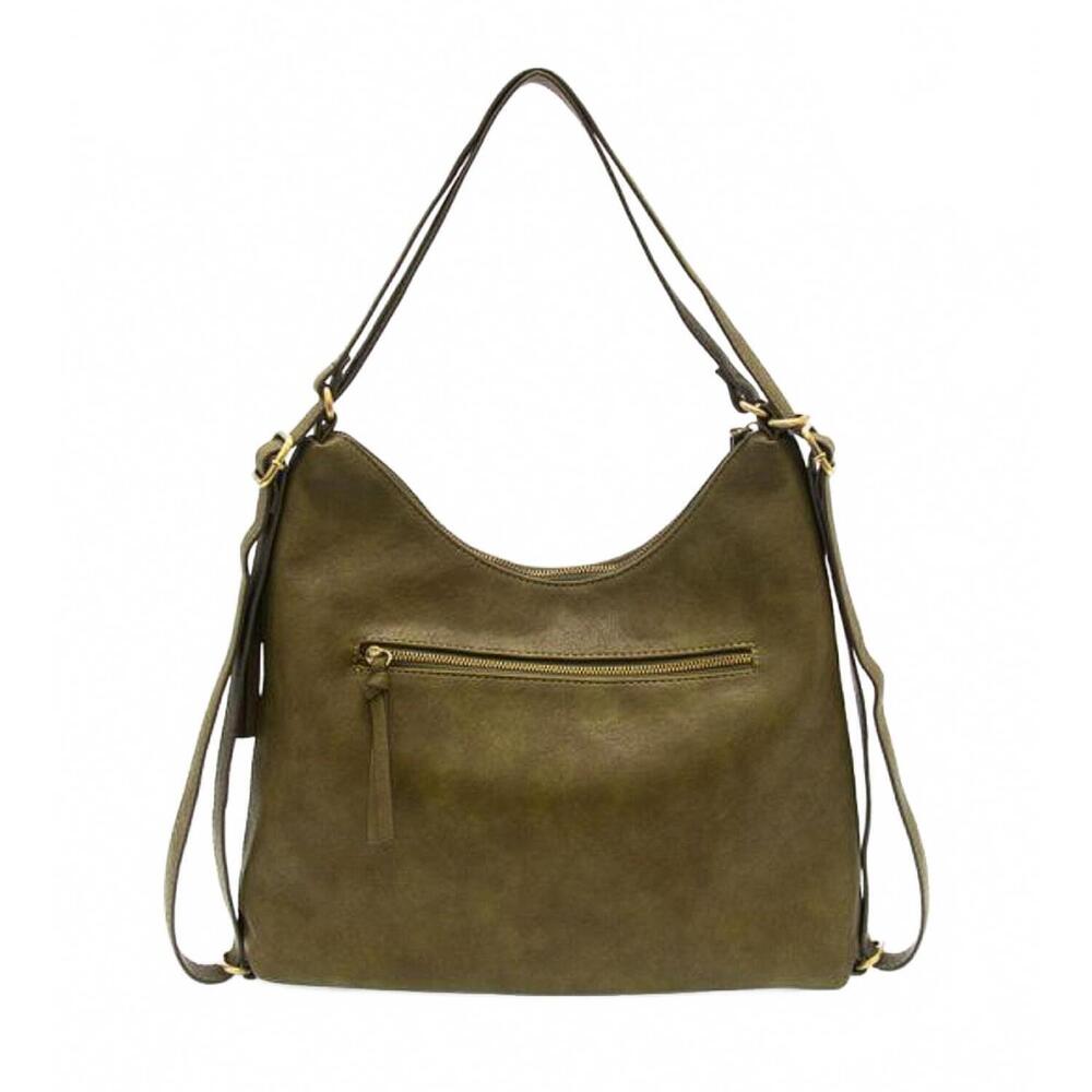 NEW JOY SUSAN women's drew convertible backpack in olive